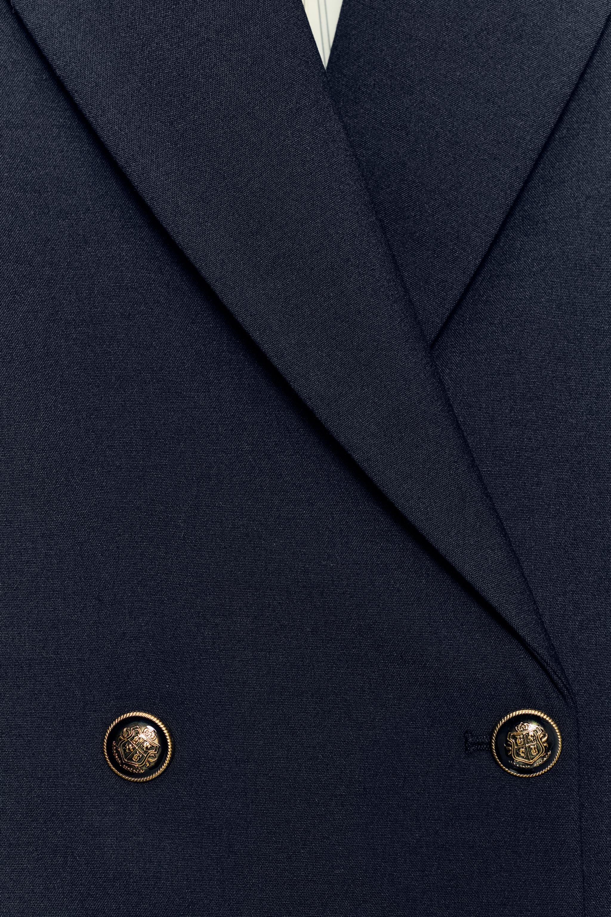 ZW COLLECTION FITTED BUTTONED BLAZER